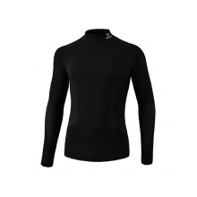 Erima Funktionsunterwäsche Langarmshirt Athletic mit Kragen (nahtlos) schwarz Herren